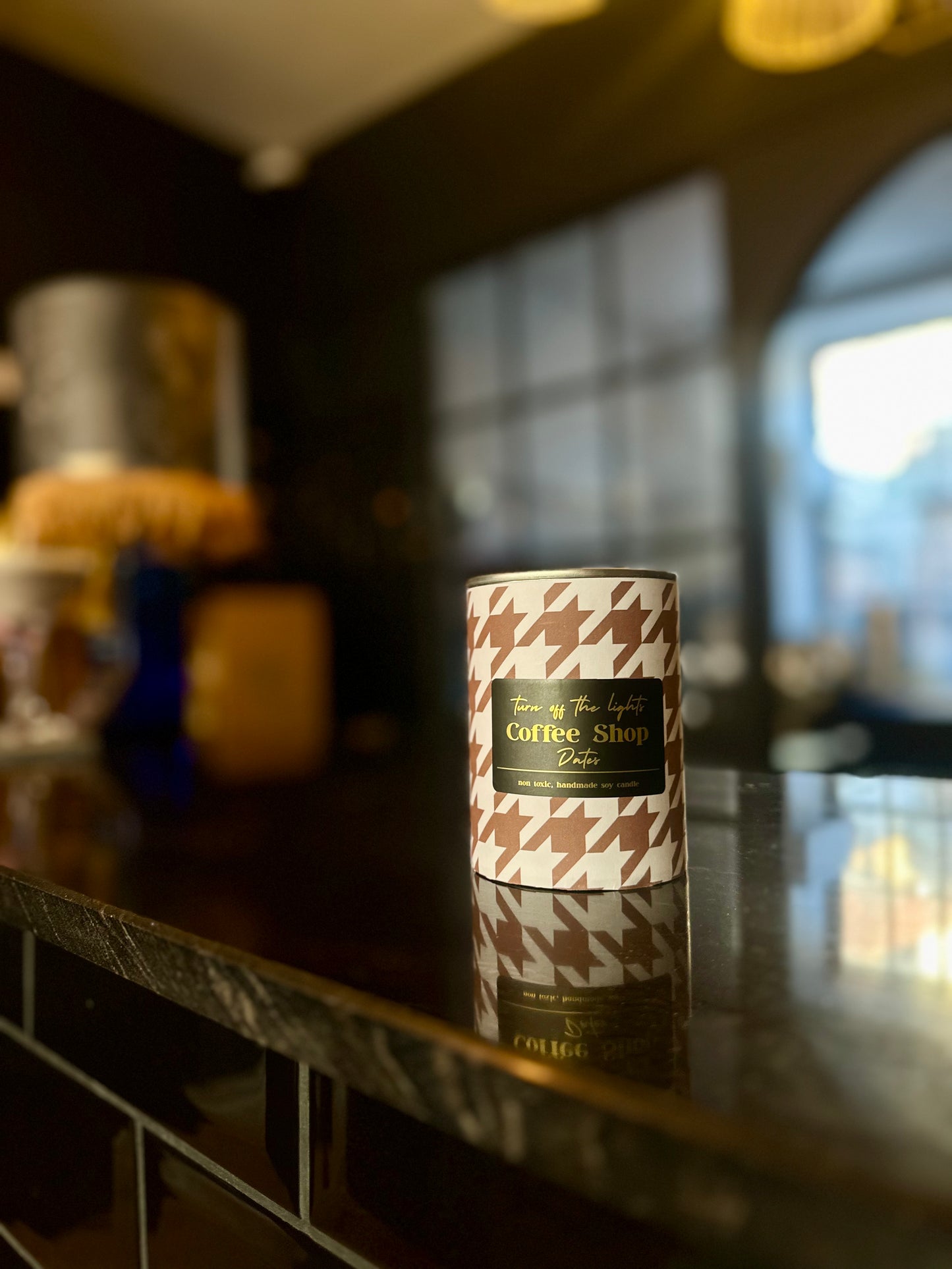 Coffee Shop Dates Upcycled Tin