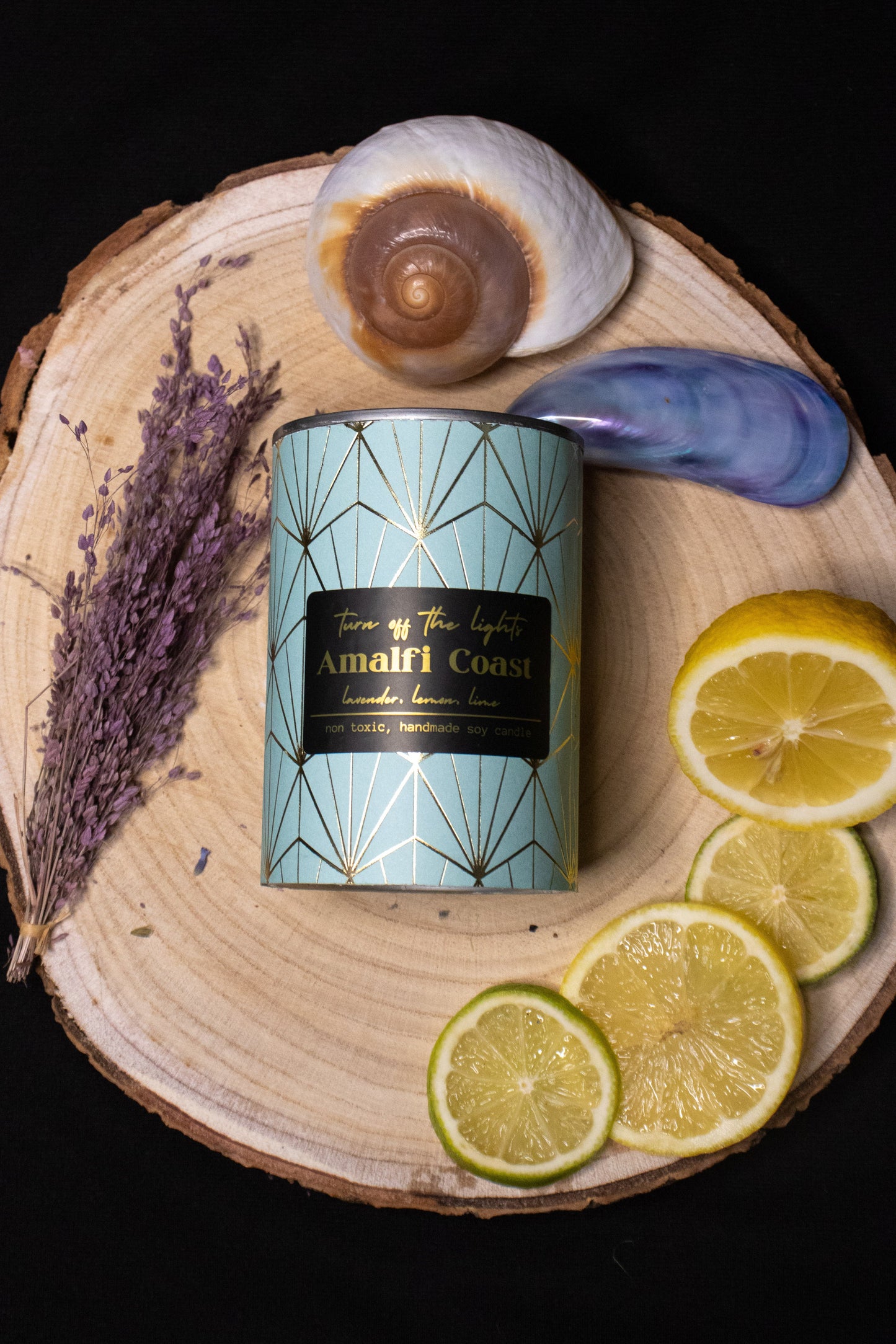 amalfi coast upcycled tin