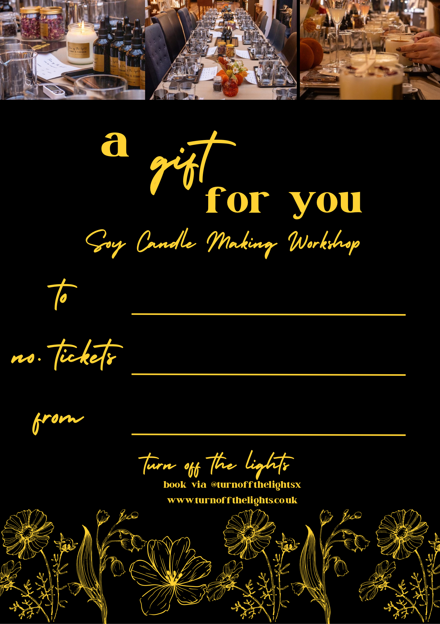 Candle Making Workshop Voucher ✨