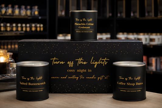 cosy night in trio candle gift set
