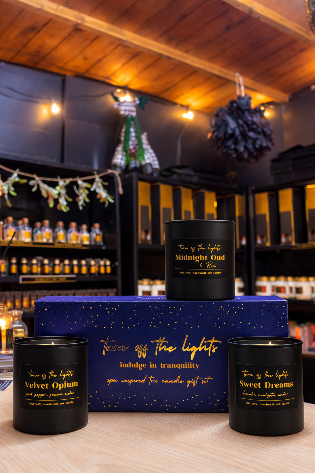 spa trio candle gift set