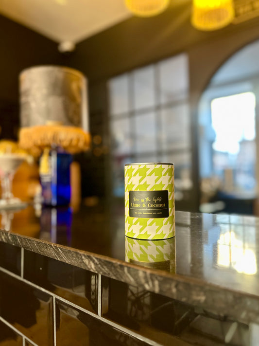 Lime & Coconut Upcycled Tin