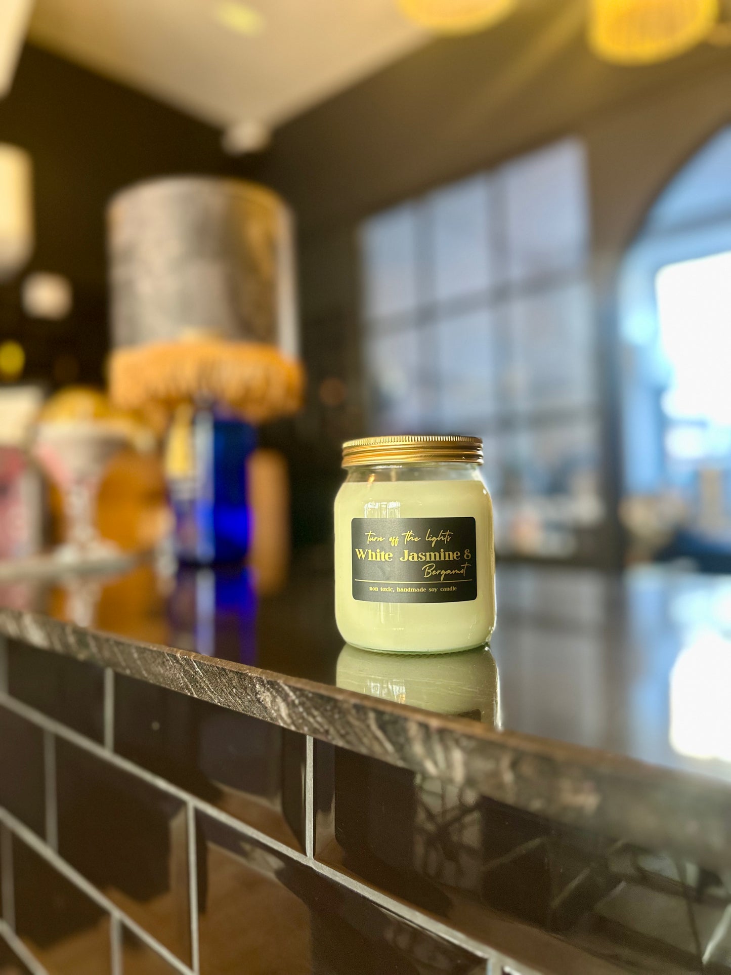 White Jasmine & Bergamot Honey Jar