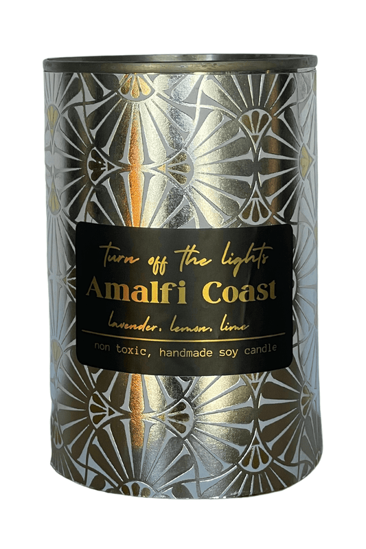amalfi coast upcycled tin