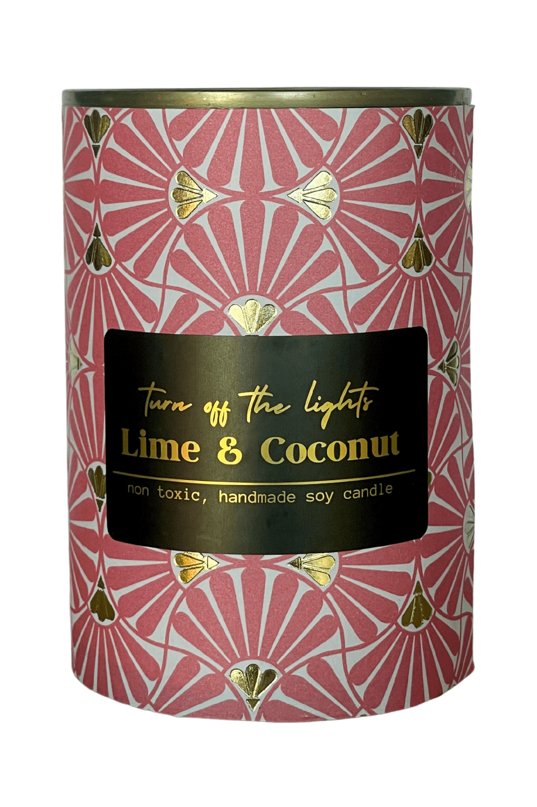 lime and coconut upcycled tin