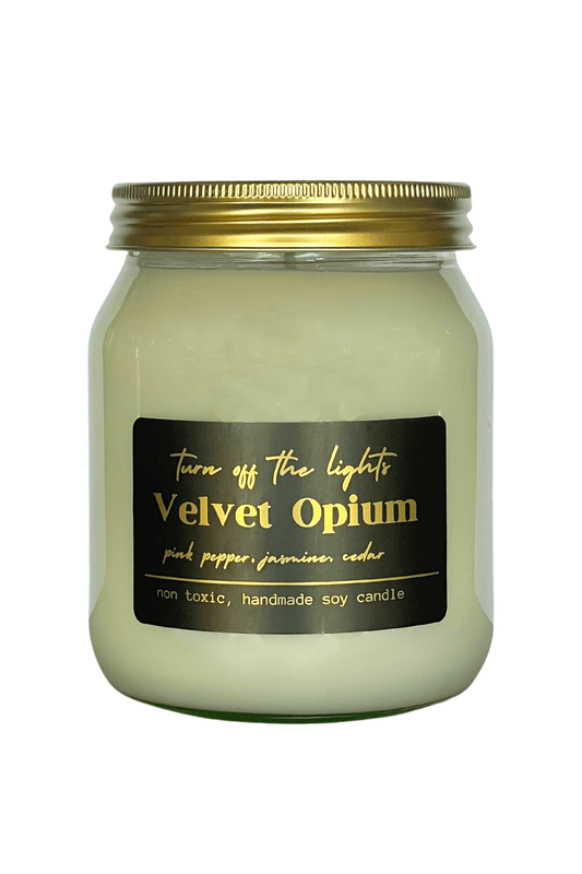 velvet opium honey jar